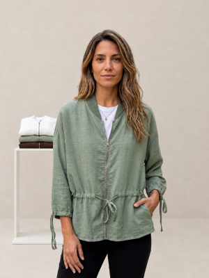 Chaqueta bomber ligera para mujer